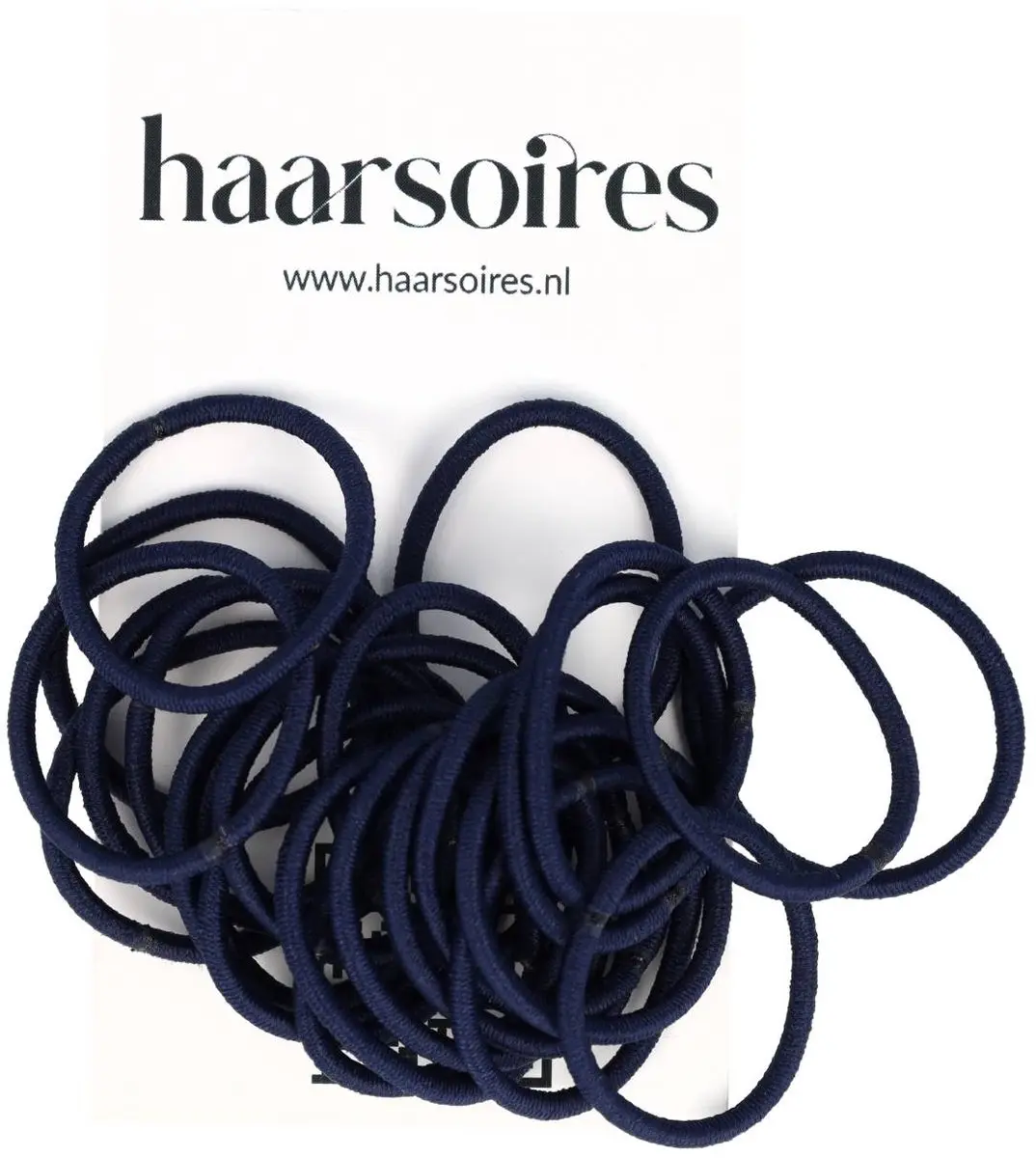 Haarsoires Haarelastiekjes Mini 2cm Blauw - 24 Stuks