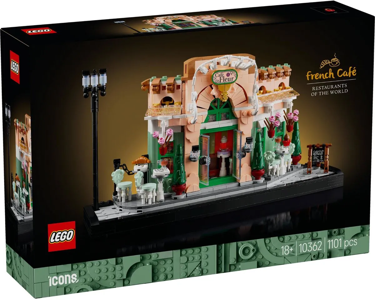 LEGO Icons Frans Café 10362 - 1101 Stukken - Multicolor