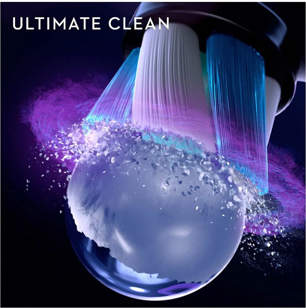 Oral-B iO Ultimate Clean Vervangborstels - 4 Stuks - Zwart - afbeelding 6 van 6