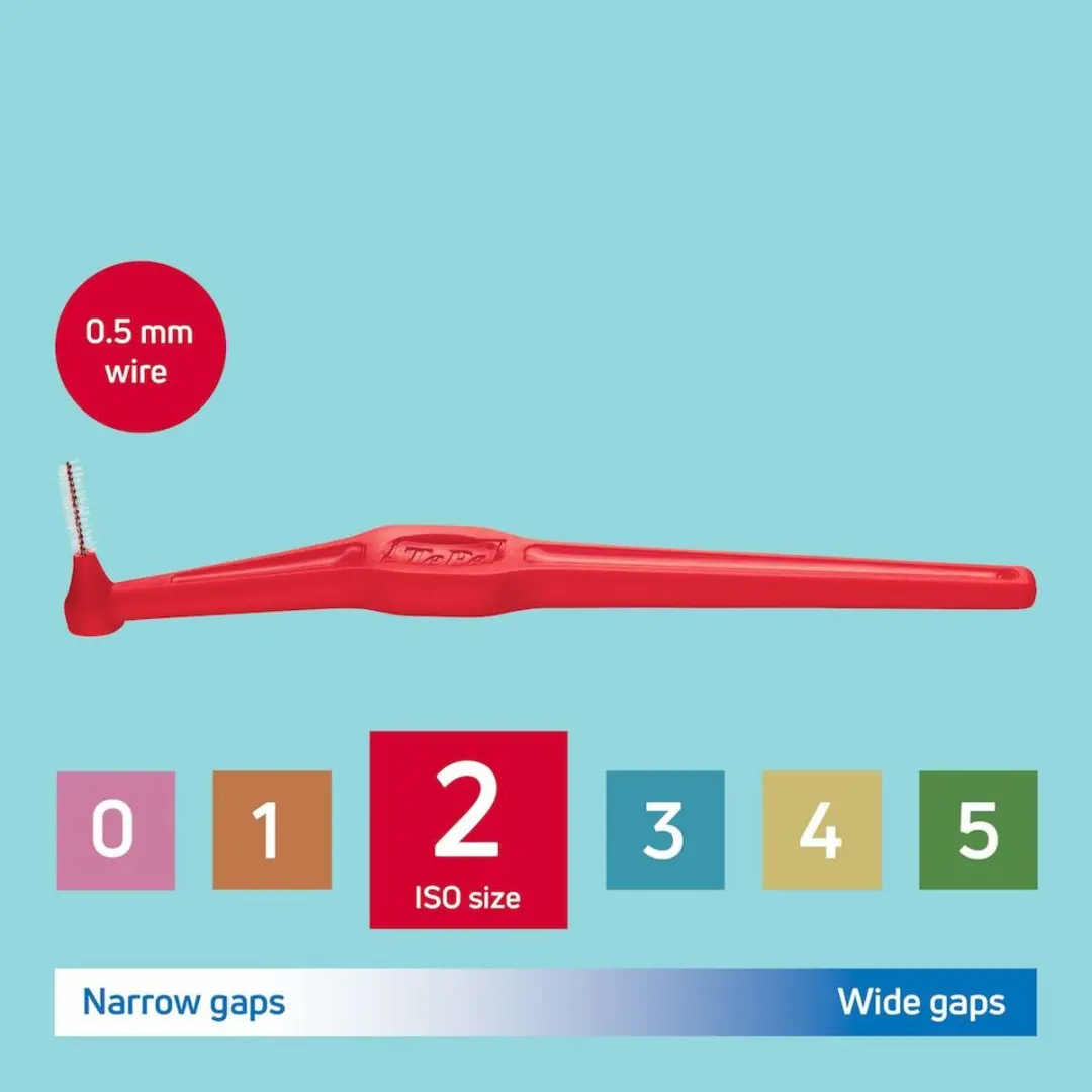 TePe Angle Interdentale Ragers ISO 3 Rood - 0,5 mm - 6 Stuks