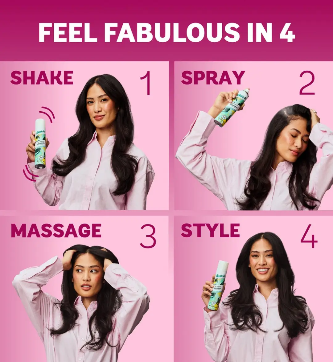 Batiste Droogshampoo Blush 200ml - 6 Stuks