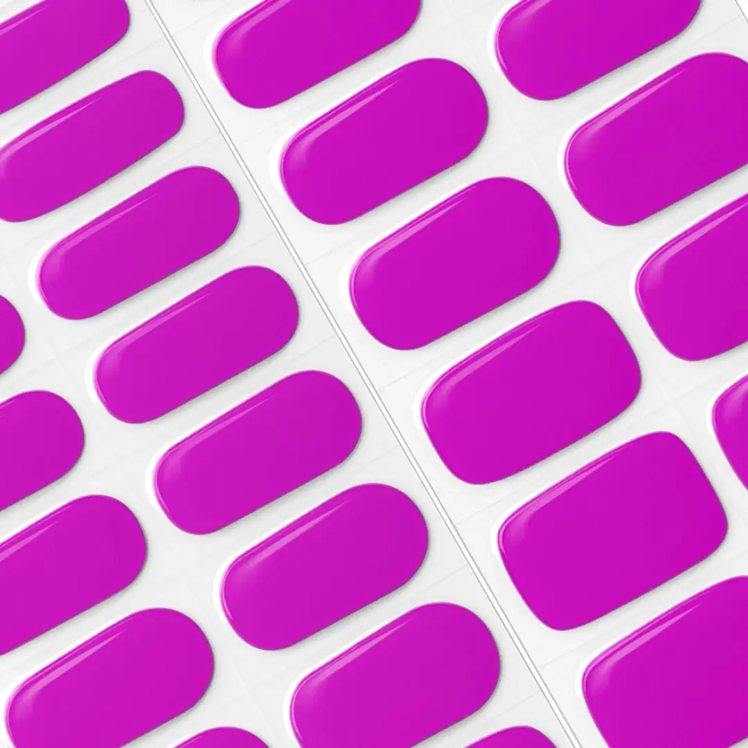 Pink Gellac UV Nagelstickers 0042 Vivid Violet - 20 Stuks