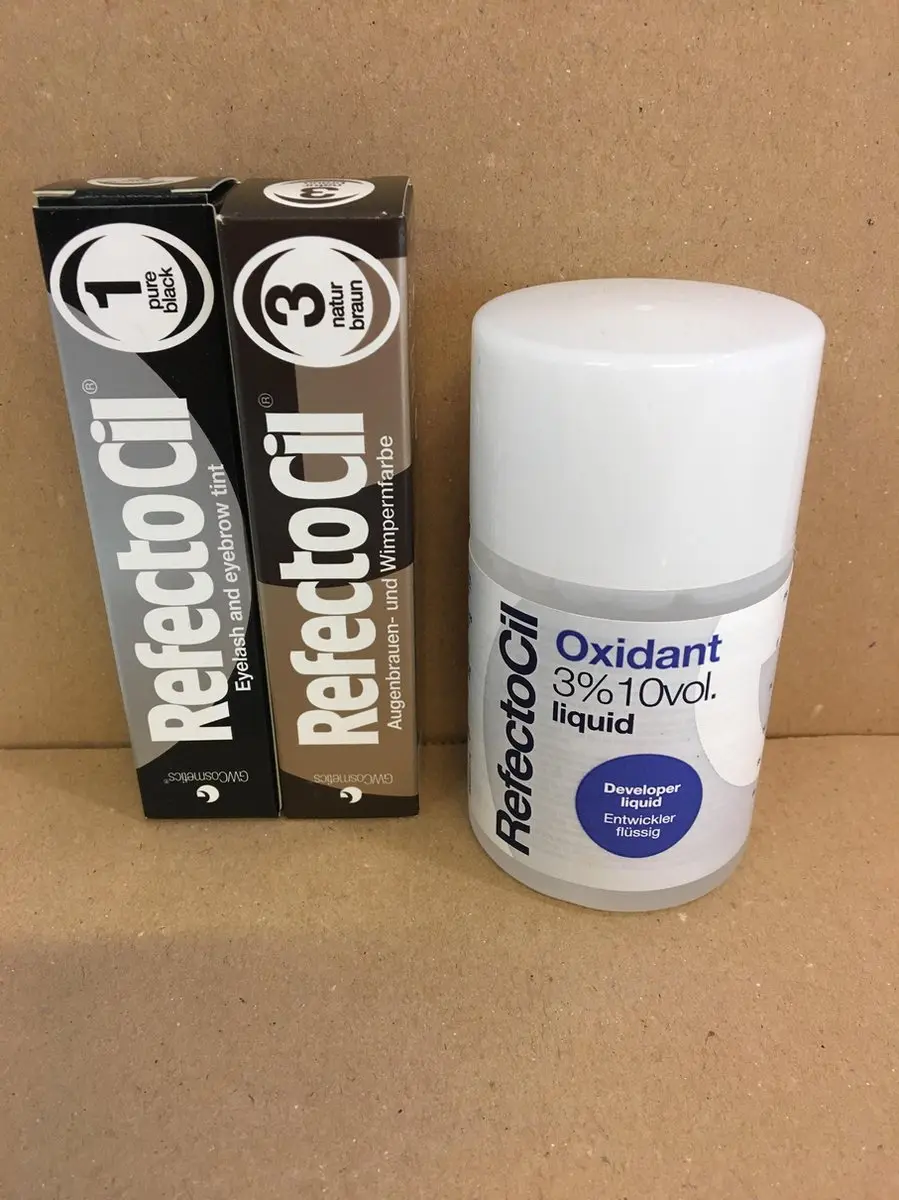 RefectoCil Nr.1 & Nr.3 Oxidant 130ml - 3 Stuks