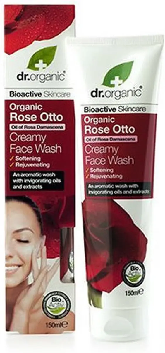 Dr Organic Rose Otto Face Wash 150ml