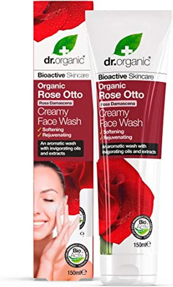 Dr Organic Rose Otto Face Wash 150ml