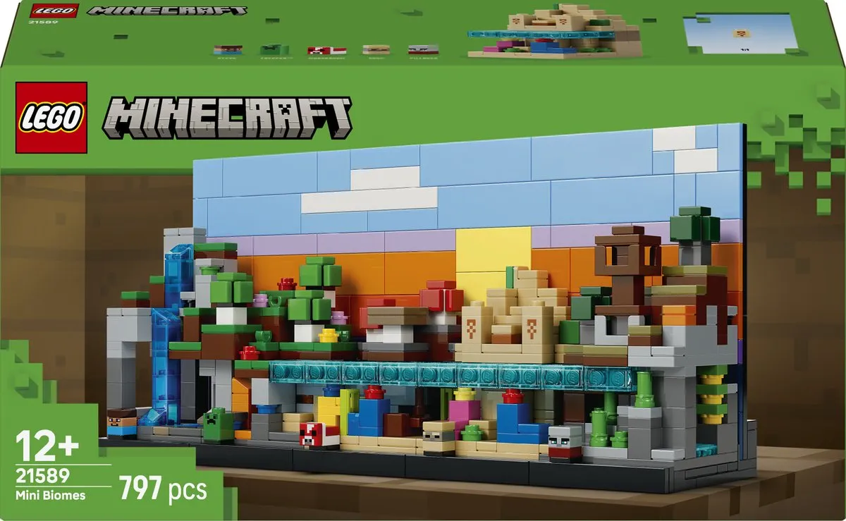 LEGO Minecraft Minibiomen 21589