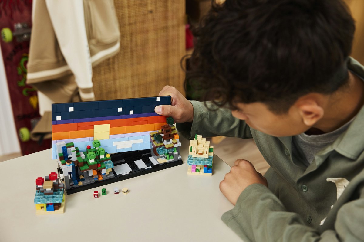 LEGO Minecraft Minibiomen Videogame Speelgoed voor Kinderen en Kinderkamer Decoratie - 21589