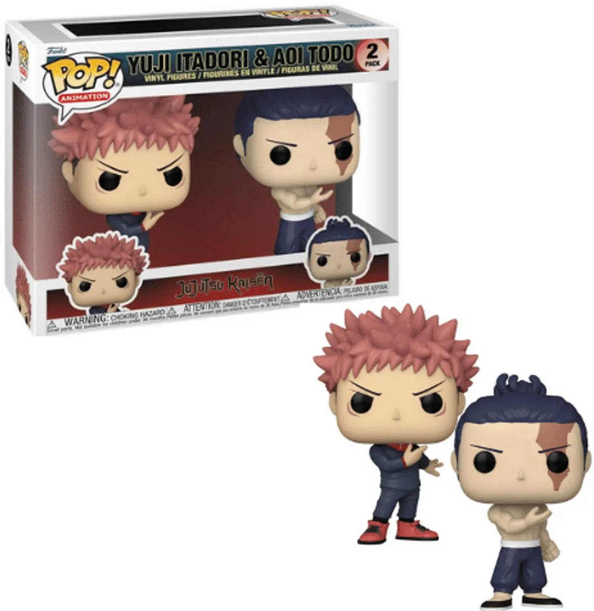 Funko Jujutsu Kaisen POP! Itadori & Todo - 72041 - Multicolor