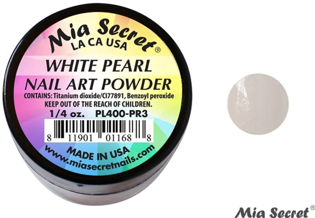 Mia Secret Pearl Acrylpoeder Wit 7.5ml
