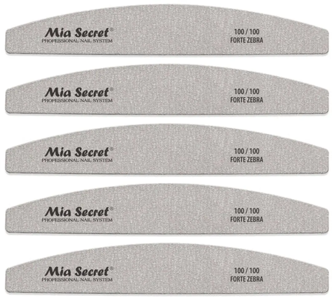 Mia Secret Forte Zebra Halfmoon Nagelvijl 100/100