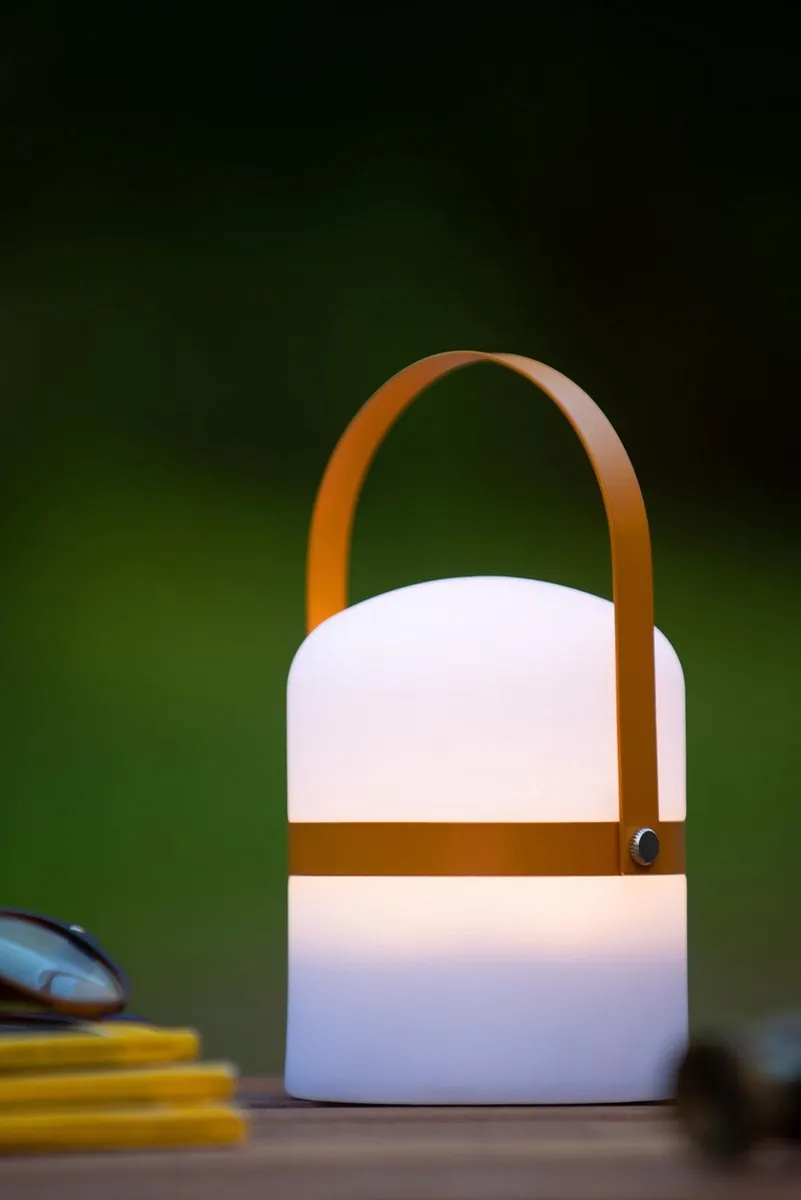 Lucide Little Joe Oplaadbare LED Tafellamp 3000K - Bruin
