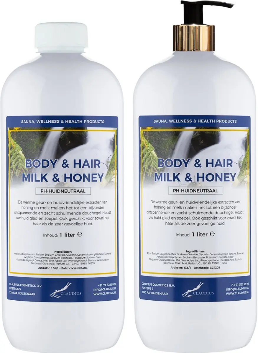 Splashbox Cosmetics Body & Hair Milk & Honey 1L
