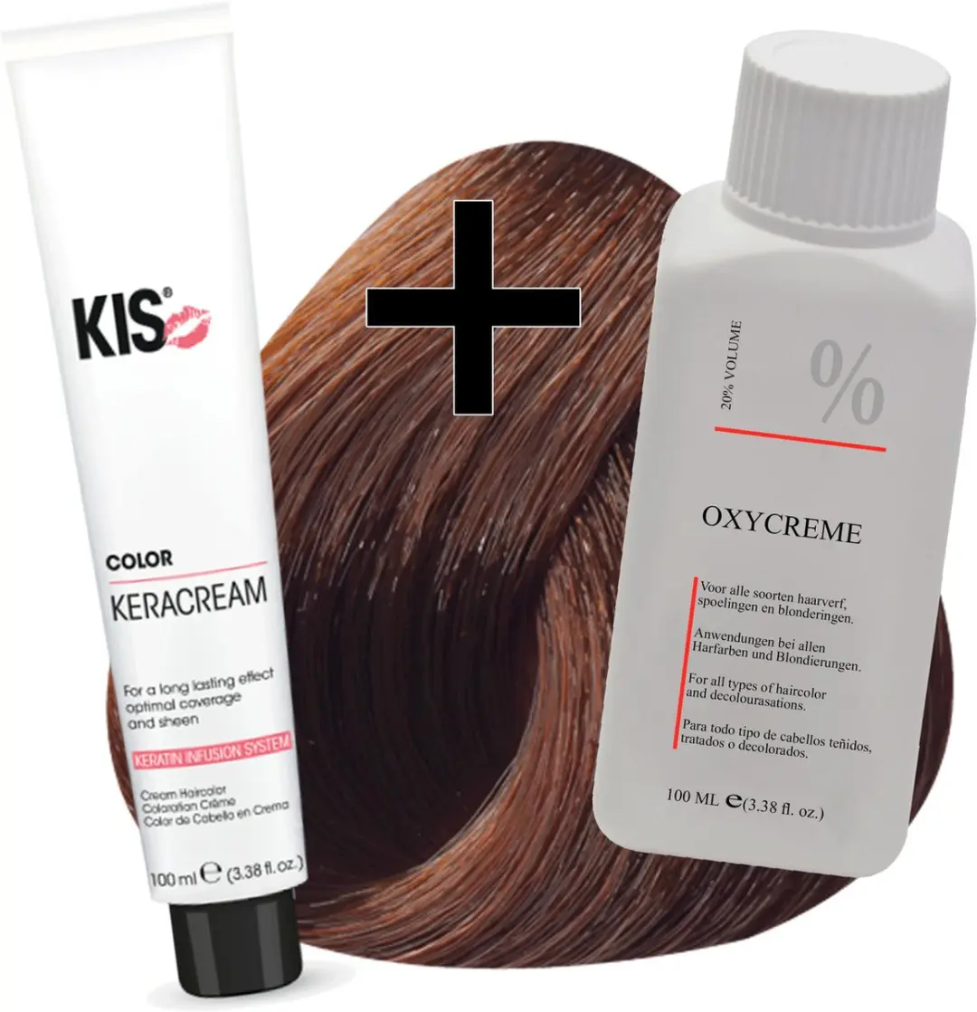 KIS Haarverfset 7RT Middel Rood Tabak 100ml