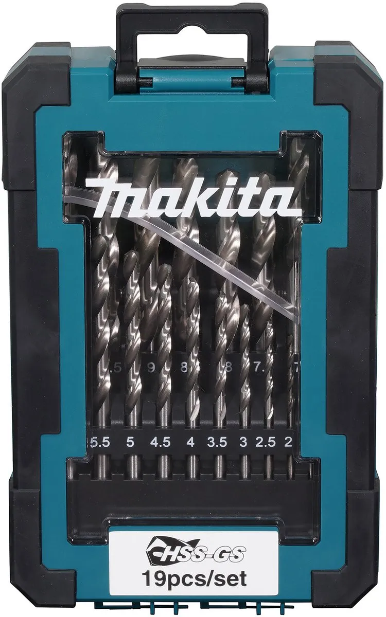 Makita HSS-GS Metaalboren Set 19 Stuks