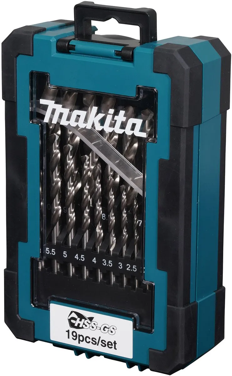 Makita HSS-GS Metaalboren Set 19 Stuks