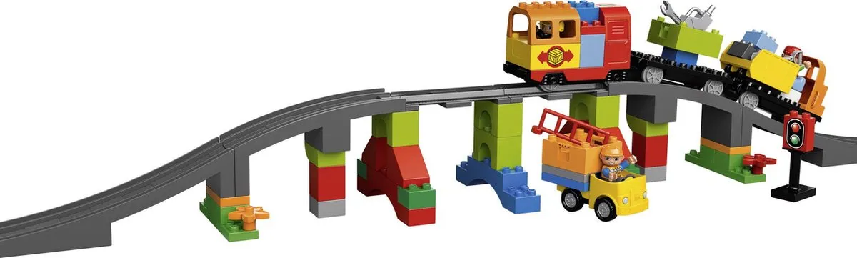 LEGO DUPLO Luxe Treinset 10508 - 134 Stukken - Multicolor - afbeelding 5 van 6