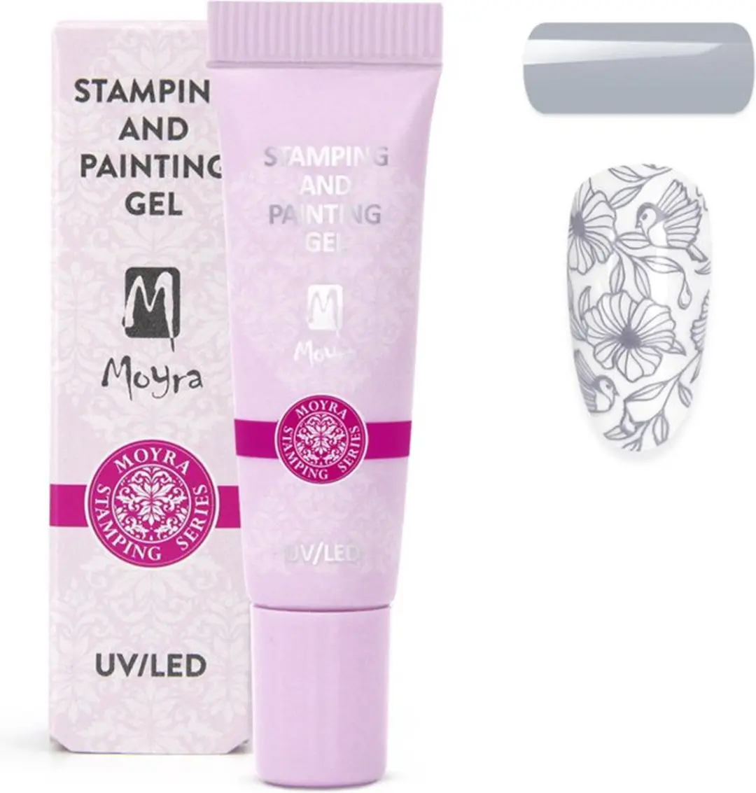Moyra Stamping Gel #17 Grijs 7g
