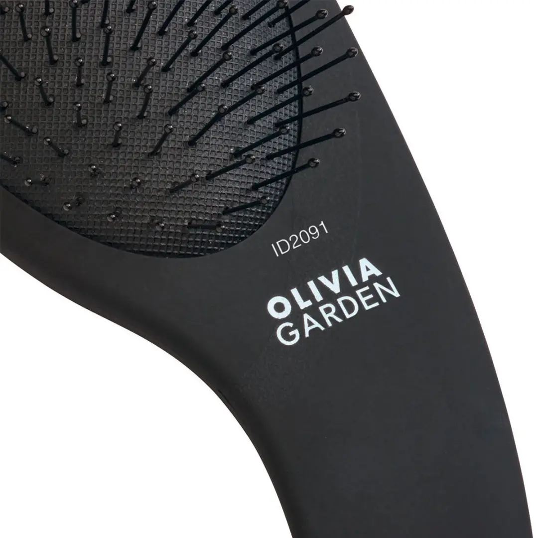 Olivia Garden Curve Nylon Borstels - Zwart