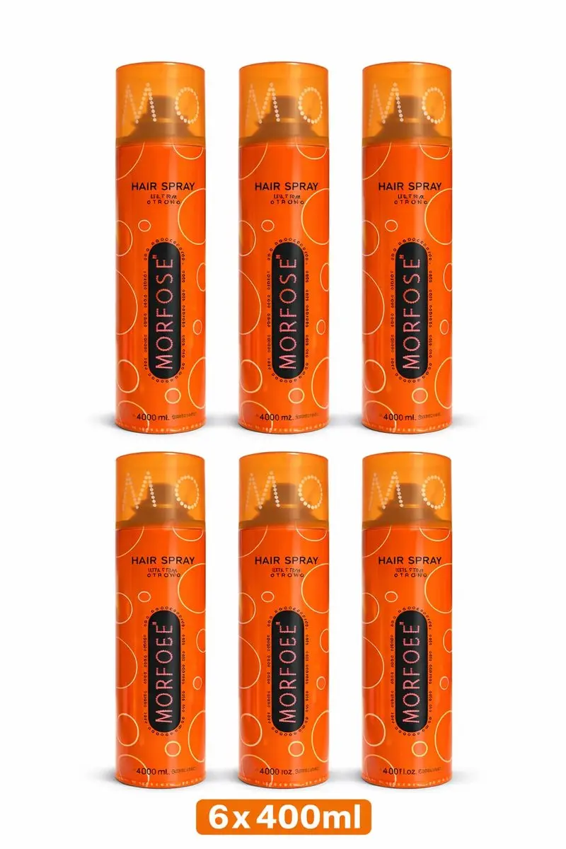 Morfose Hair Spray Ultra Strong 2400ml - 6 Stuks