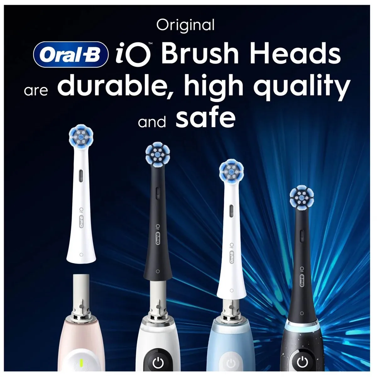 Oral-B Gentle Care Opzetborstels - 6 Stuks - Zwart