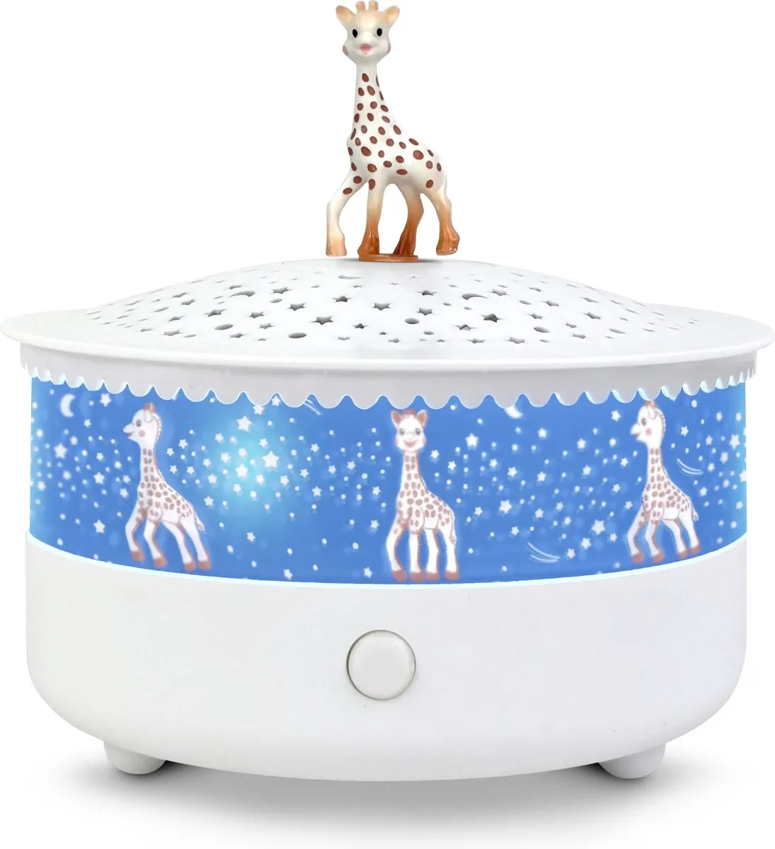 Sterrenprojector Sophie de Giraf met Muziek en Huilsensor – Betoverende Sterrenhemel voor je Kleintje, Automatische Uitschakeling en USB-kabel Inbegrepen