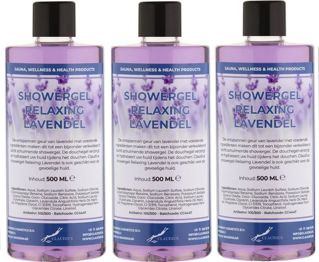 Splashbox Cosmetics Douchegel Relaxing Lavendel 500ml