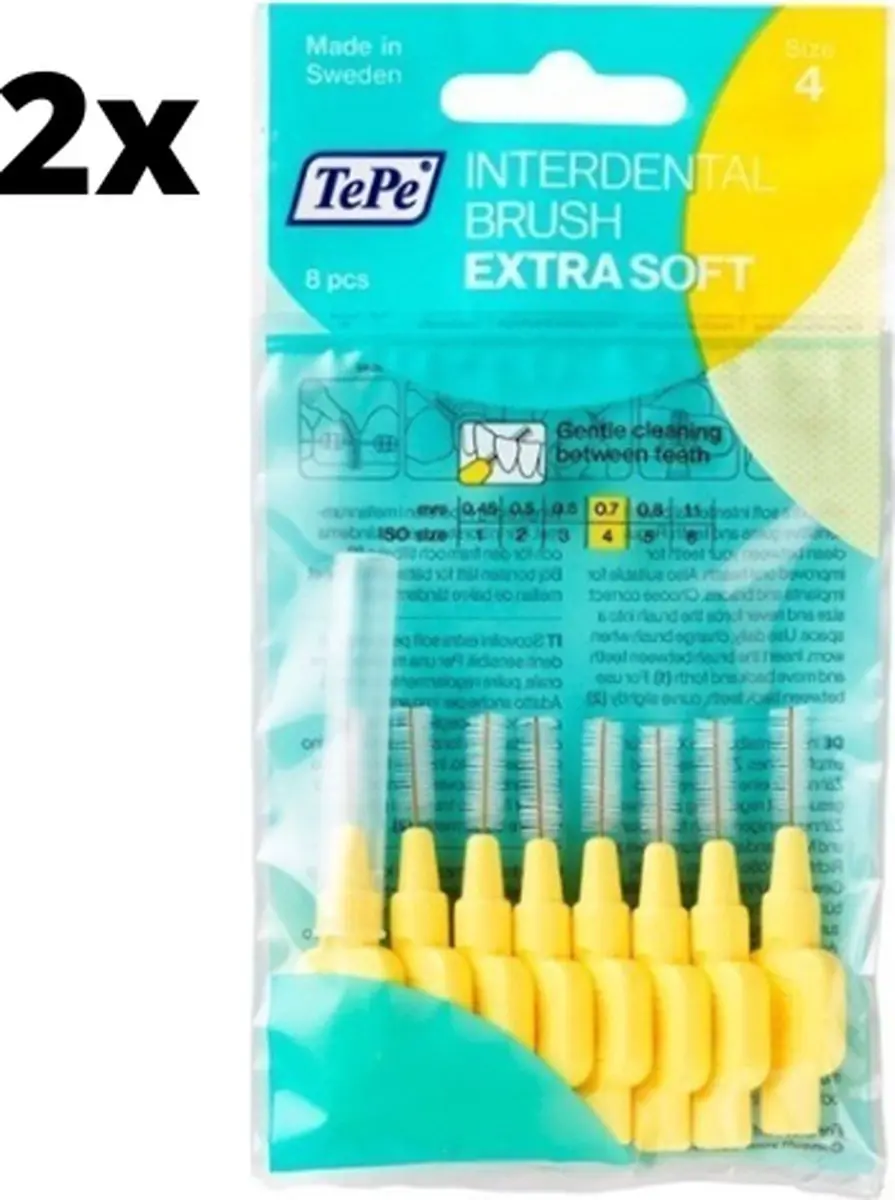 TePe Extra Soft Lichtgeel 0,7mm