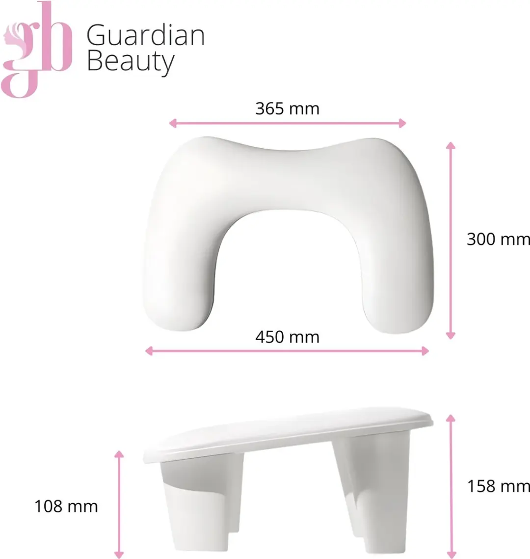 Guardian Beauty Nagelarmsteun U-vormig Leren Wit