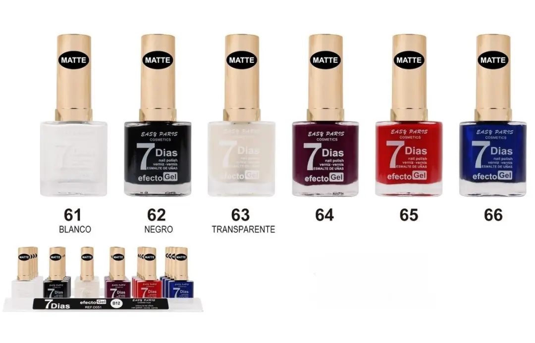 Easy Paris Nagellak Mat Rood 065 - 13ml