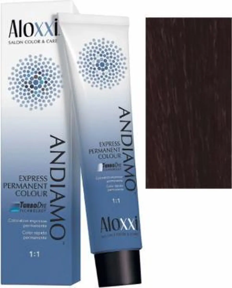 Aloxxi Andiamo Express Permanent Hair Color 4RM - 60g