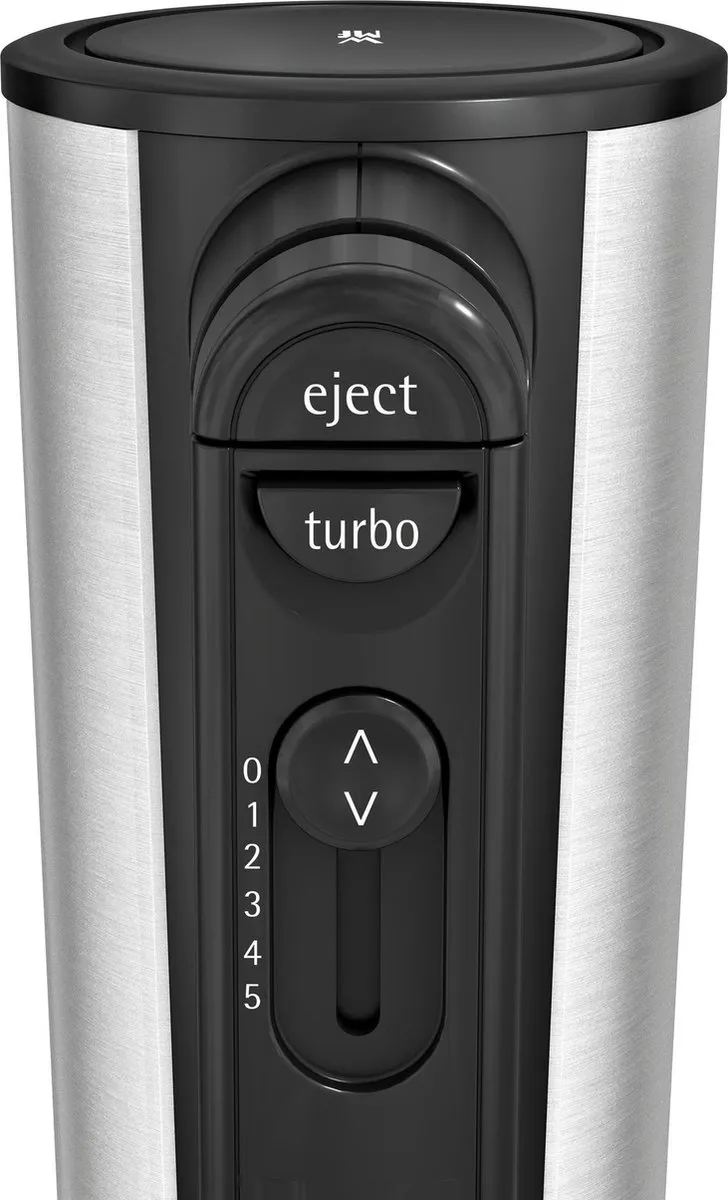 WMF KULT X 416560011 Handmixer - 400W - 5 Snelheden - Zwart/Zilver