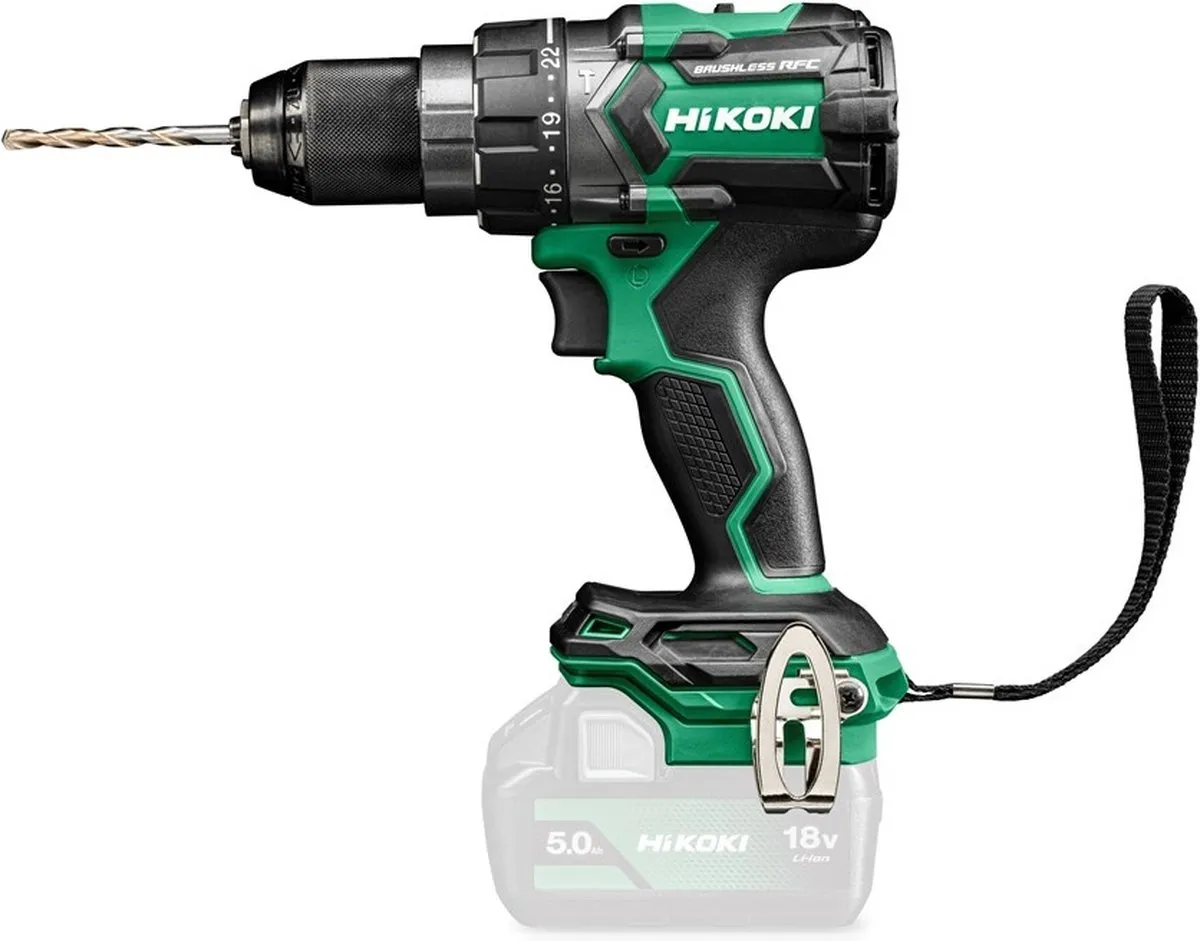 Hikoki DV18DCW2Z Accu Klopboormachine 18V - 140Nm - 2 Snelheden