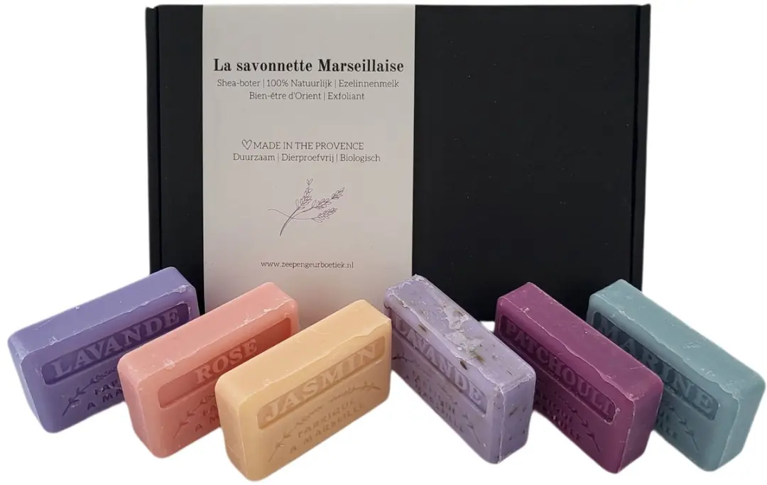 Savon de Marseille Zeepset 6x125g