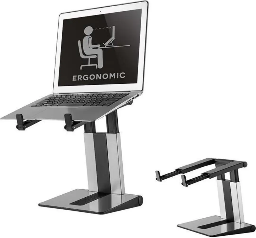 Neomounts NSLS200 Laptopstandaard 10-17" - 5kg - 20,7-26,7cm - Zilver - afbeelding 6 van 6