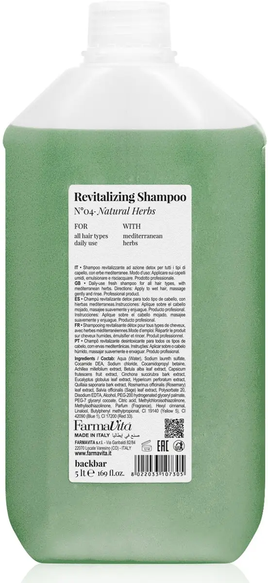 Farmavita Shampoo Back Bar 030137