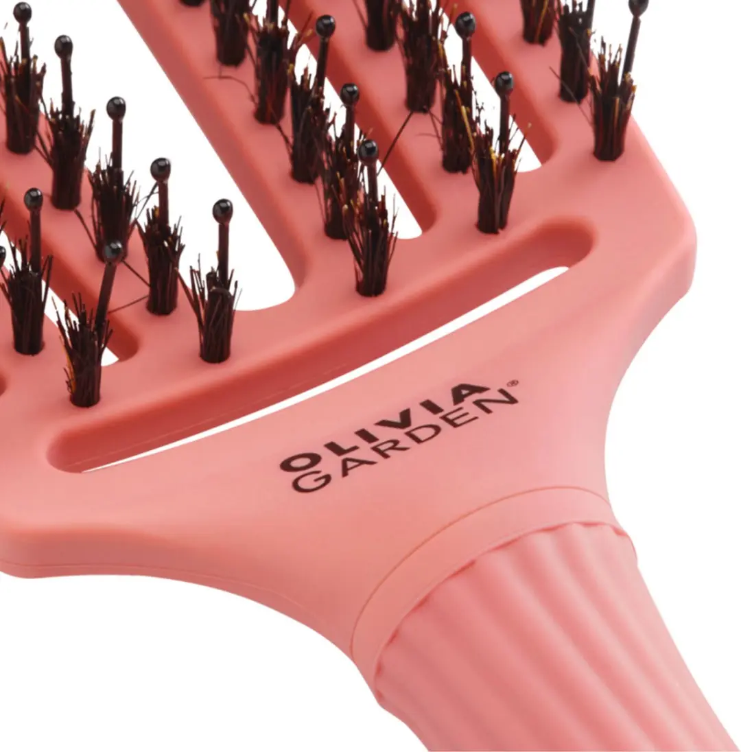 Olivia Garden Finger Brush Love Edition Boar&Nylon - Medium