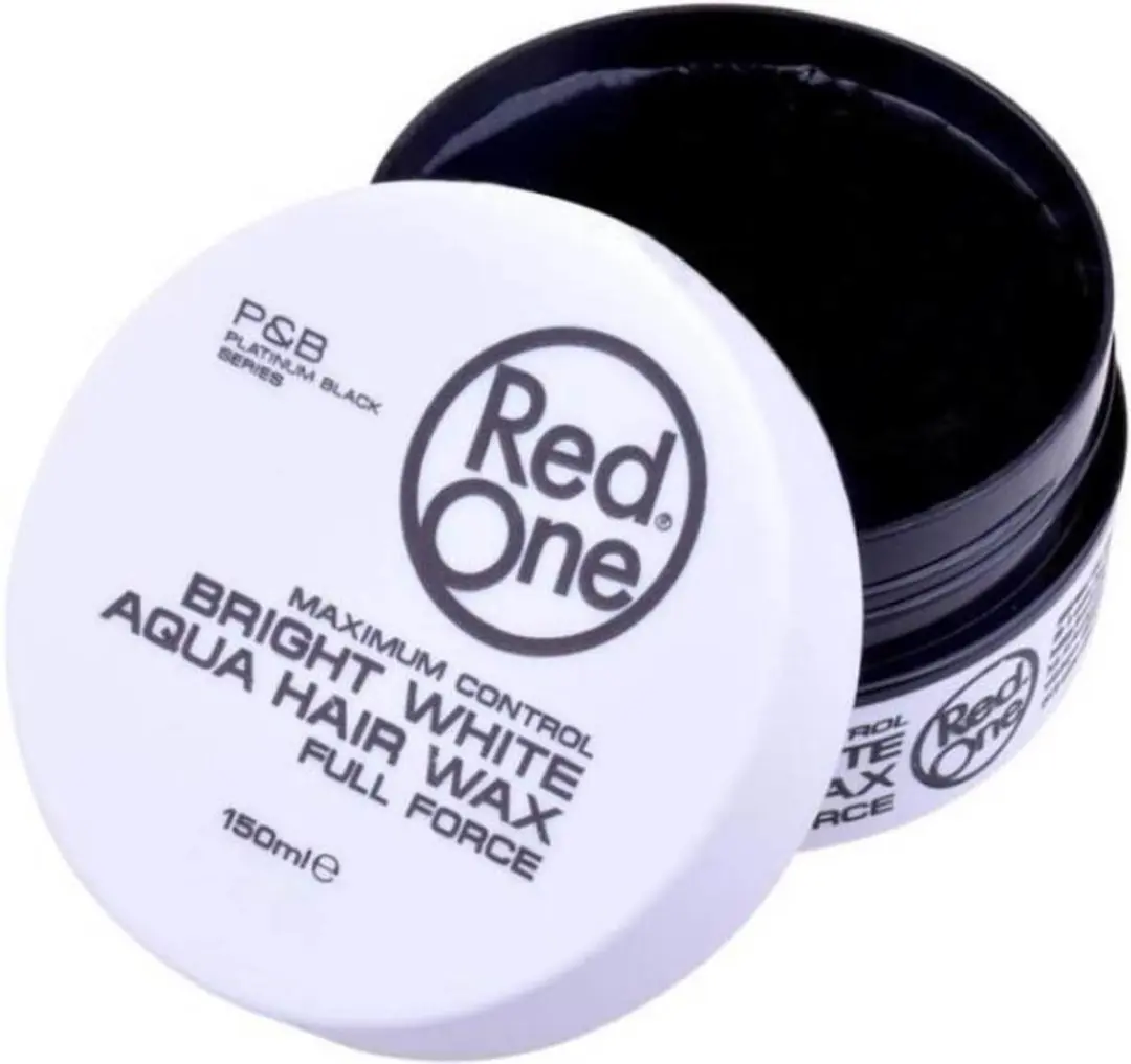 Red One Aqua Hair Wax Bright White 150ml & Ottoman Ultra Strong Hair Gel 150ml - 12 Stuks
