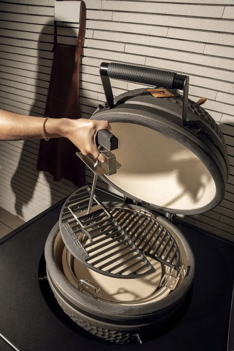 Boretti BBQ Grillrooster Lifter - Grijs