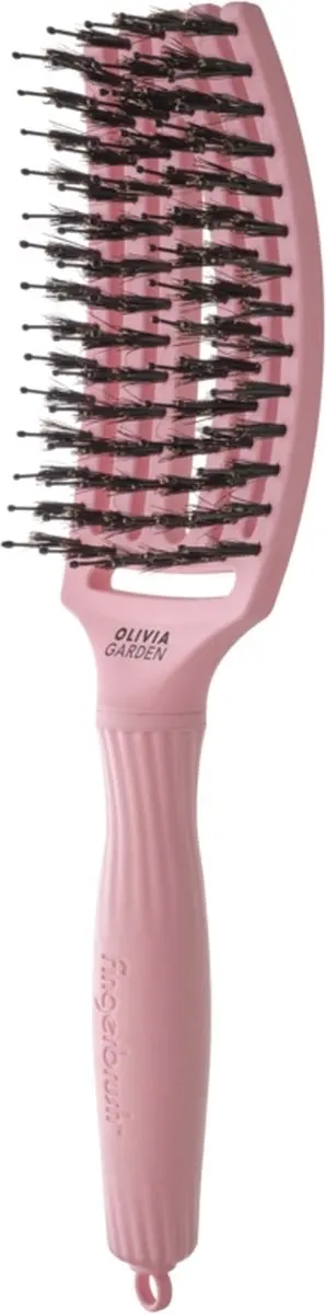 Olivia Garden Fingerbrush Boar & Nylon ThinkPink - Zachtroze