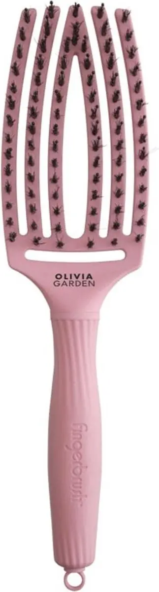 Olivia Garden Fingerbrush Boar & Nylon ThinkPink - Zachtroze