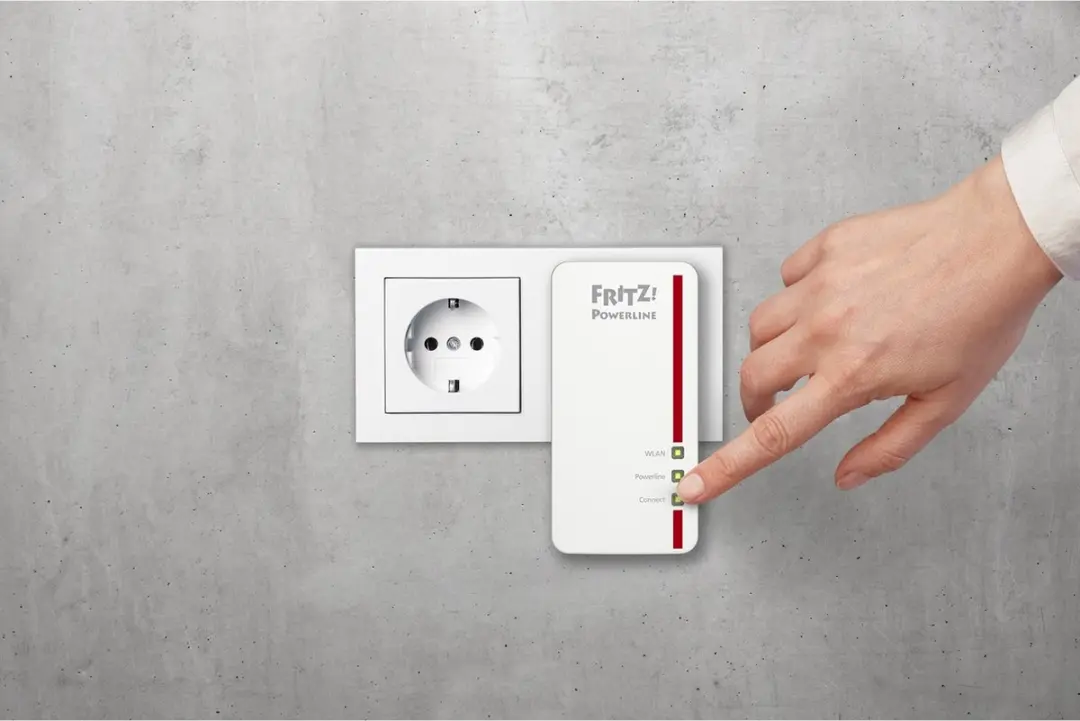FRITZ! Powerline 1260E WiFi 5 - 1 Stuks - Rood/Wit