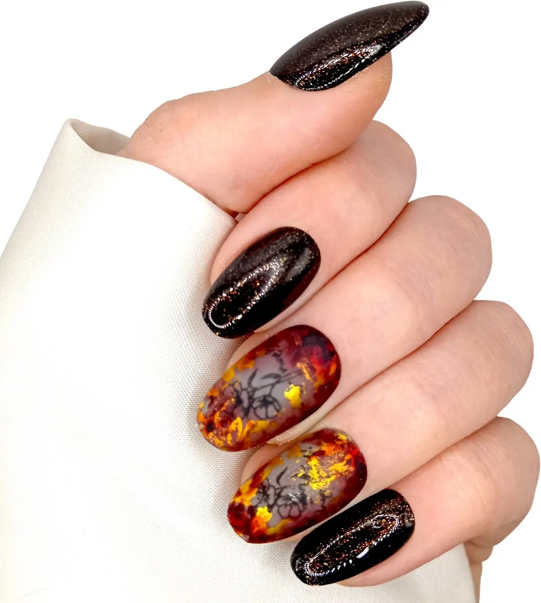 SD Press on Nails No. 73 Unwritten Nagelset