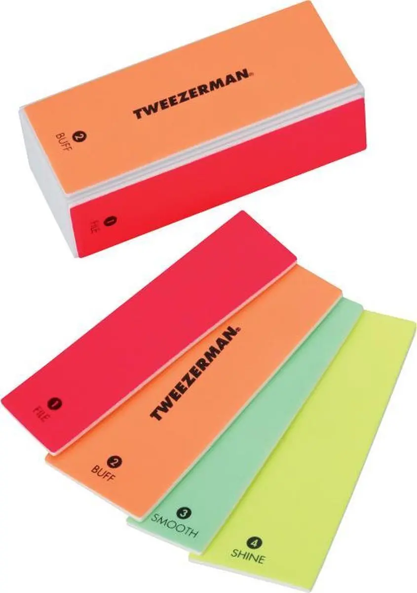 Tweezerman Neon Hot File Buff Smooth & Shine Block