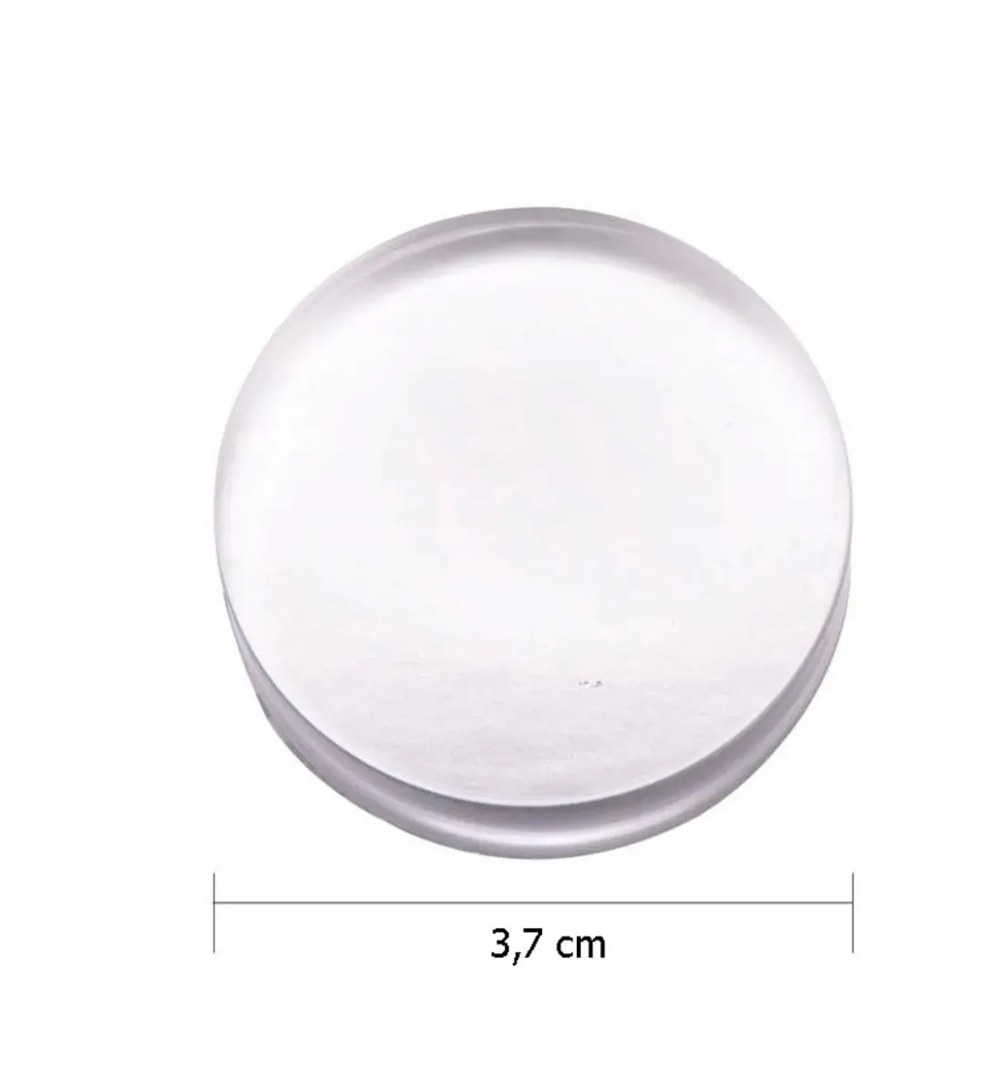 Born Pretty Gelstempel Nageldecoratie 3,7cm - Transparant