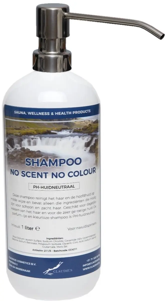 Splashbox Cosmetics Shampoo No Scent No Colour 1L