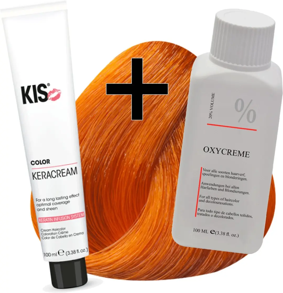 KIS Haarverfset 9K Extra Licht Koper 100ml