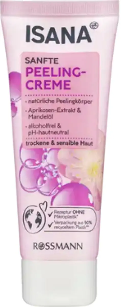 Isana Milde Exfoliërende Crème 75ml