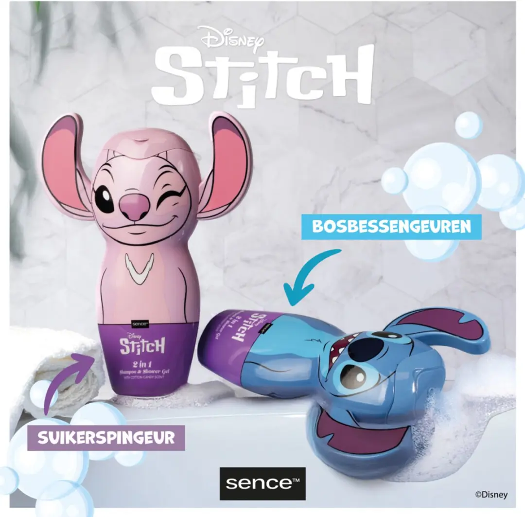 Sence Disney Stitch Angel Shampoo & Douchegel 300ml