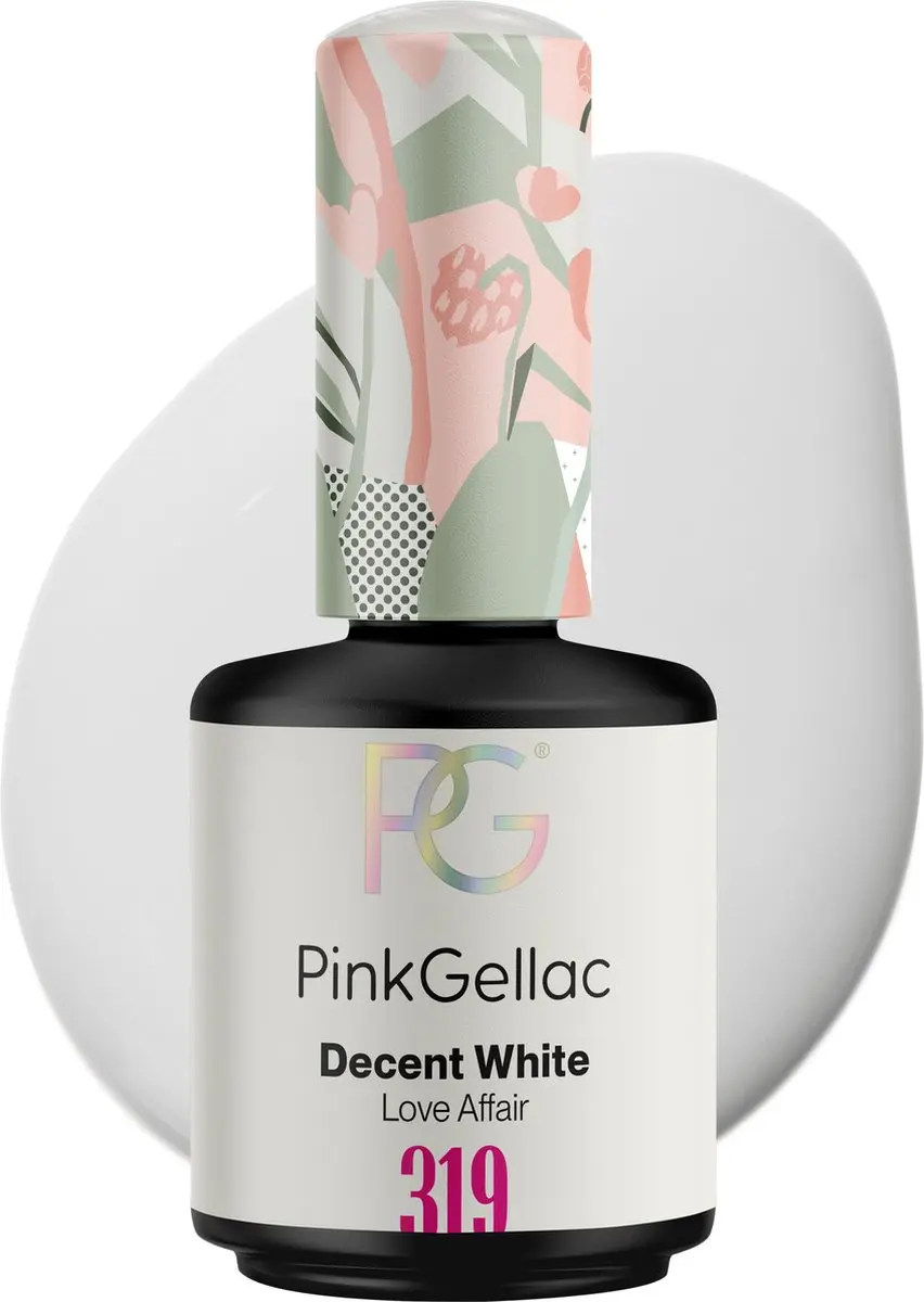 Pink Gellac Decent White 319 Gellak 15ml