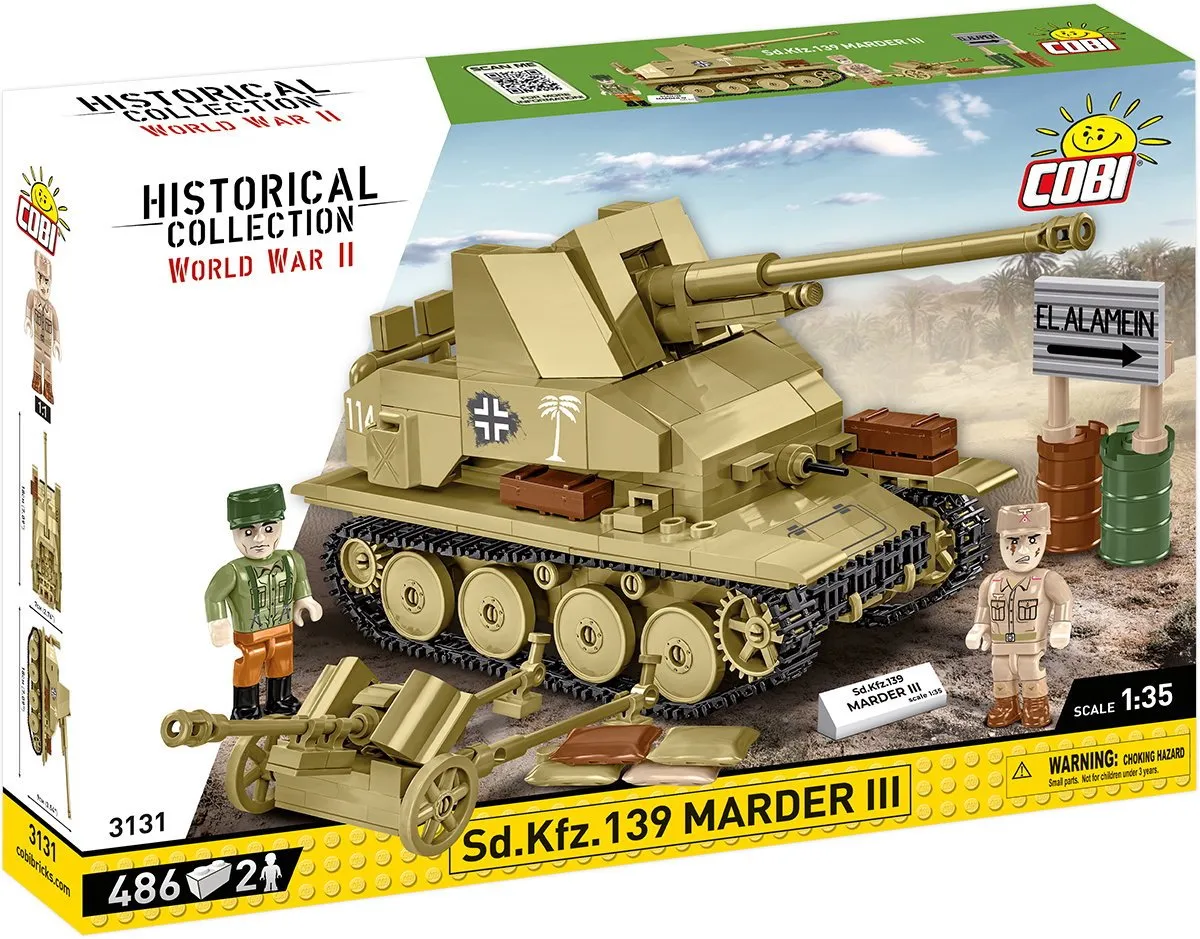 Cobi Sd.Kfz. 139 Marder III Bouwset 486-delig